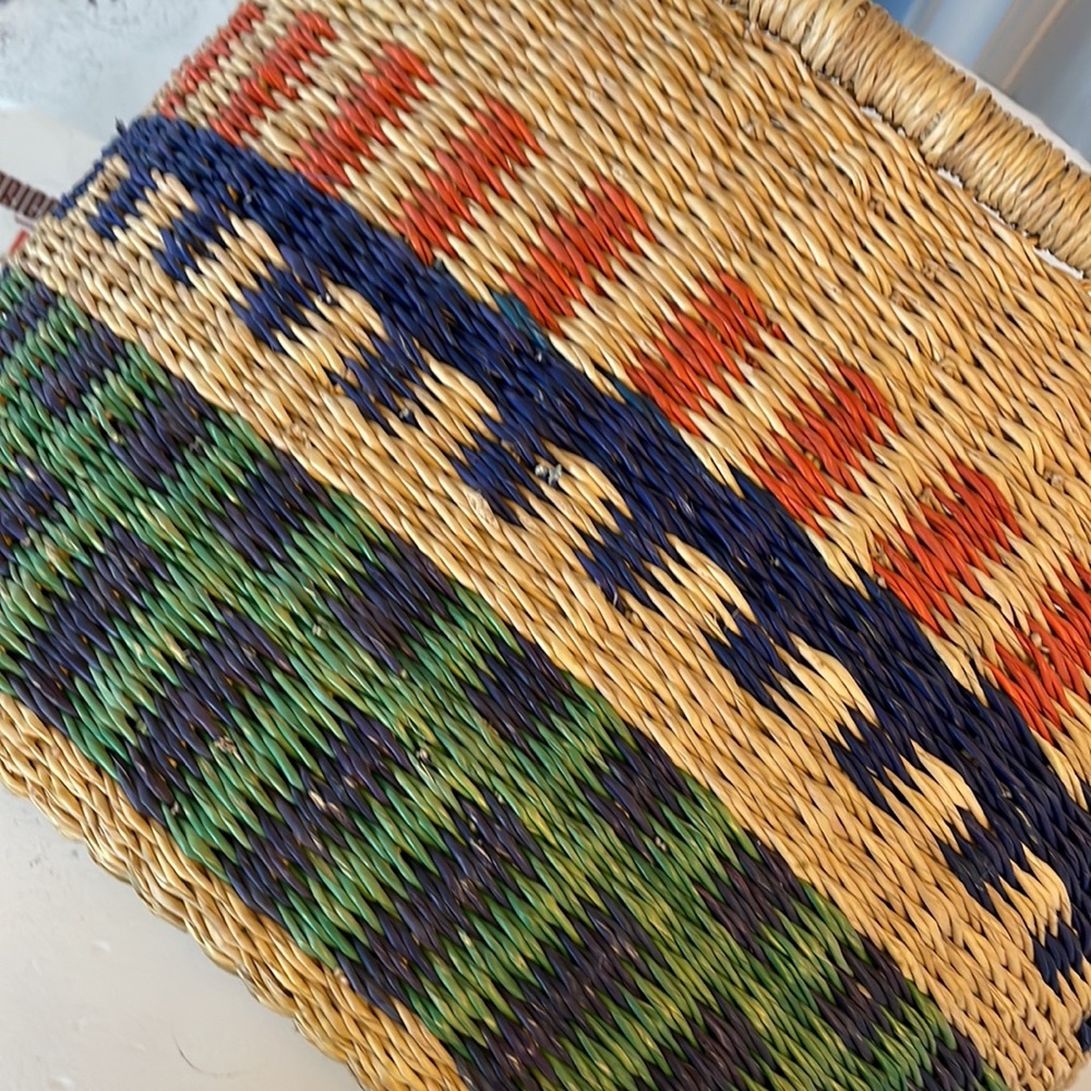 African market bicycle basket multicolored - Picture 8 of 15